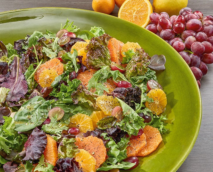 Citrus Grove Summer Salad with Orange Poppy Seed Dressing