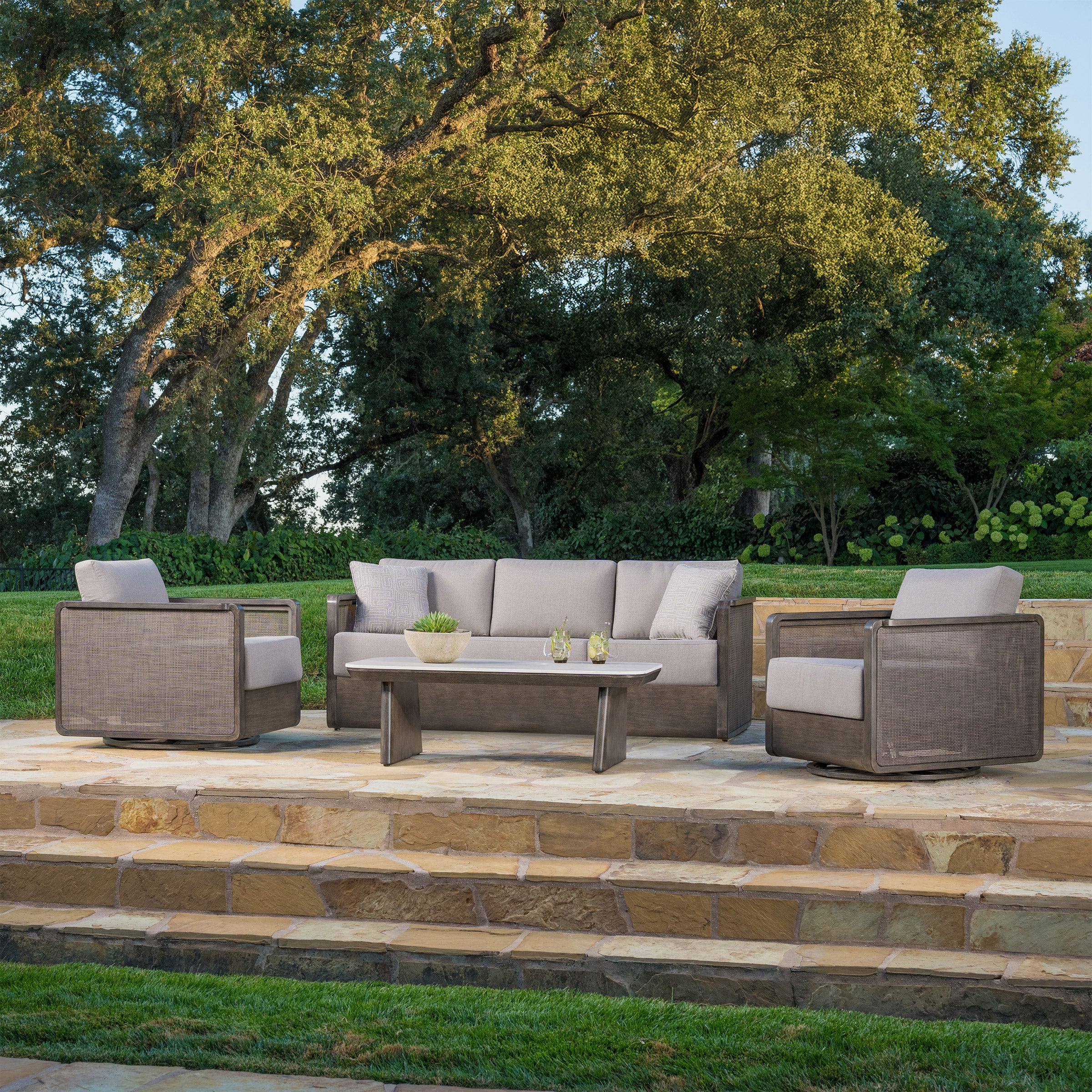 SunVilla Camille 4-piece Outdoor Patio Seating Set | Costco