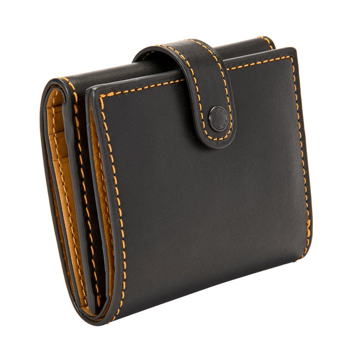Coach Small Trifold Wallet Black | Costco