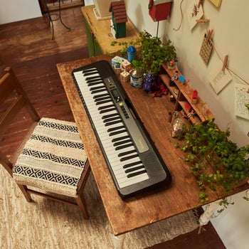 Casio Casiotone 61-Key Lighted Keyboard With Sustain Pedal