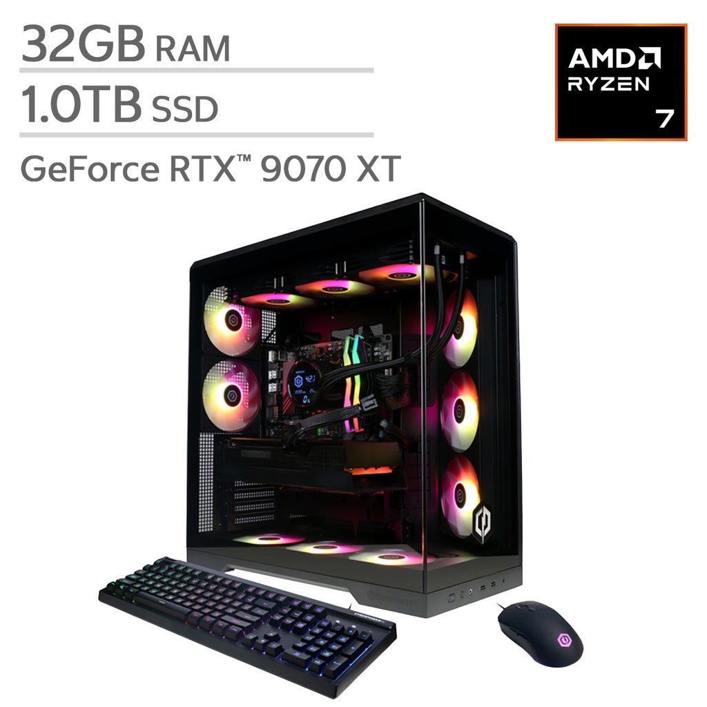 CyberPowerPC Gamer Supreme Gaming Desktop - AMD Ryzen 7 9800X3D