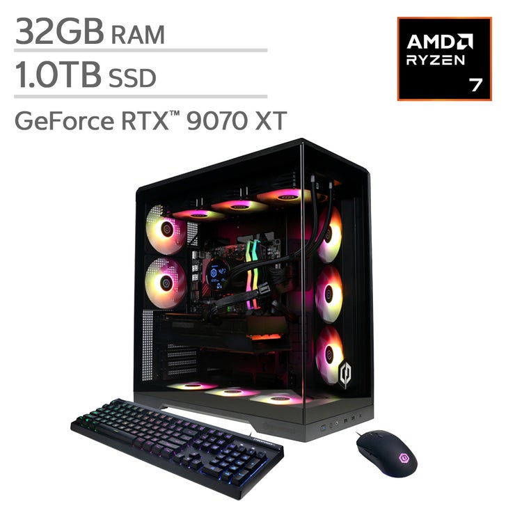 CyberPowerPC Gamer Supreme Gaming Desktop - AMD Ryzen 7 9800X3D