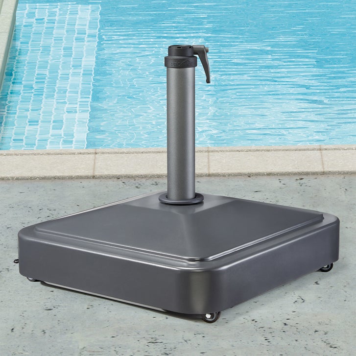 costco patio umbrella stand Plastic Base Pole Holder Accessory w/ Adjustable Knob – Best Choice Products Costco! Patio Umbrella BASE! $59!!!