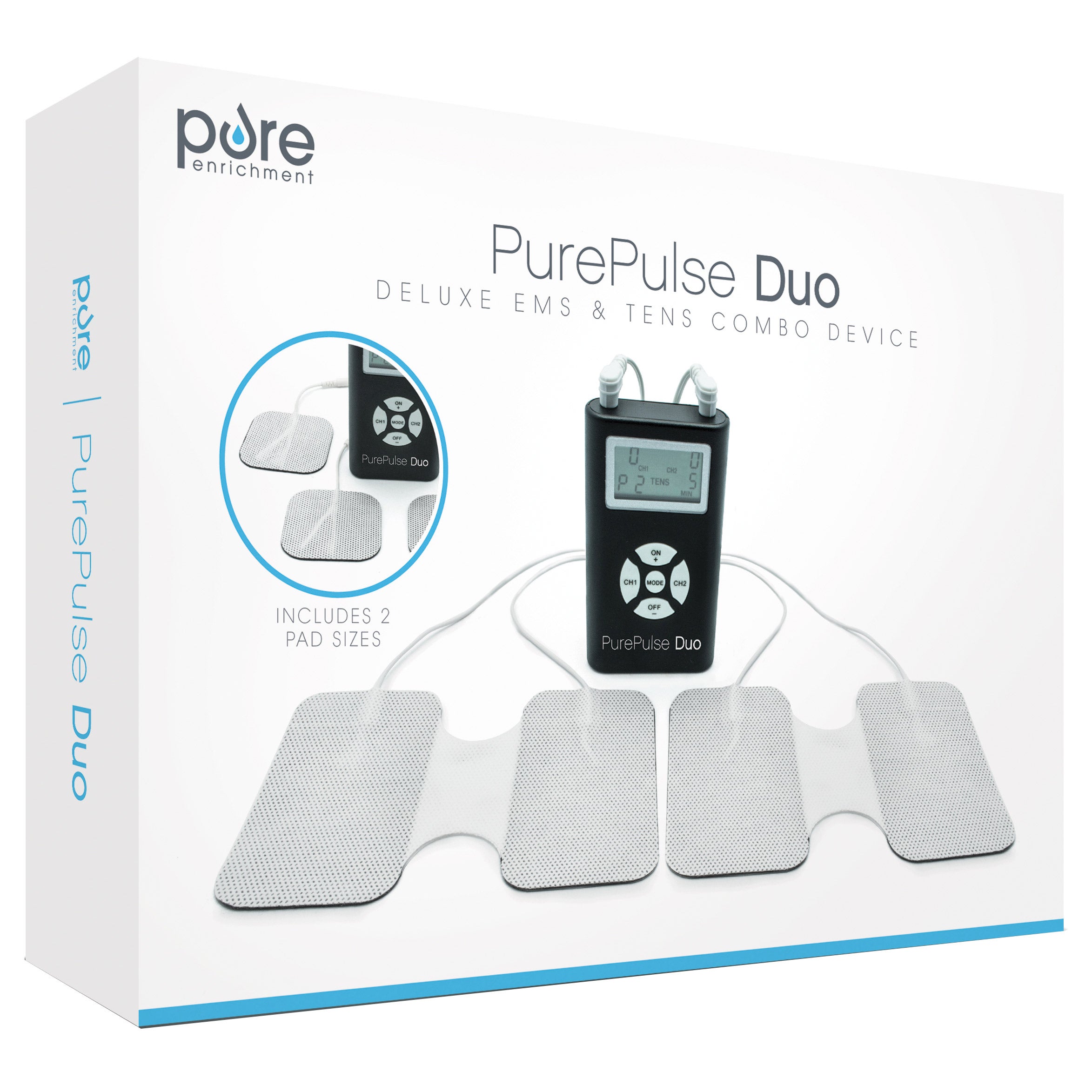 Pure Enrichment PurePulse DUO TENS/EMS Bundle | Costco