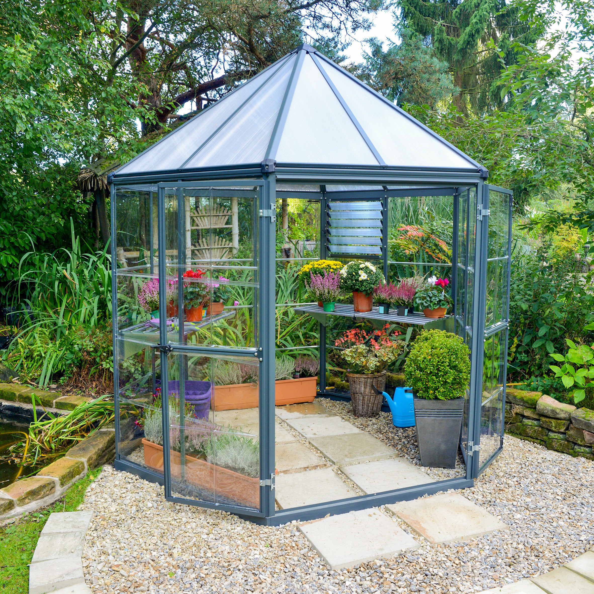 Palram Canopia Oasis Hexagonal Greenhouse | Costco