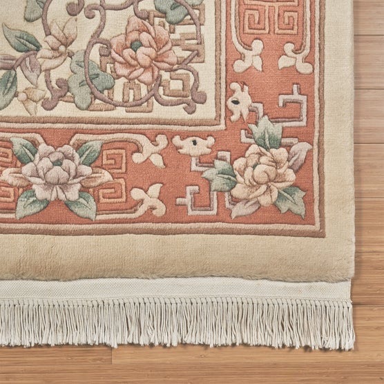 Pagoda Hand Knotted Rug Collection, Lugano Ivory | Costco
