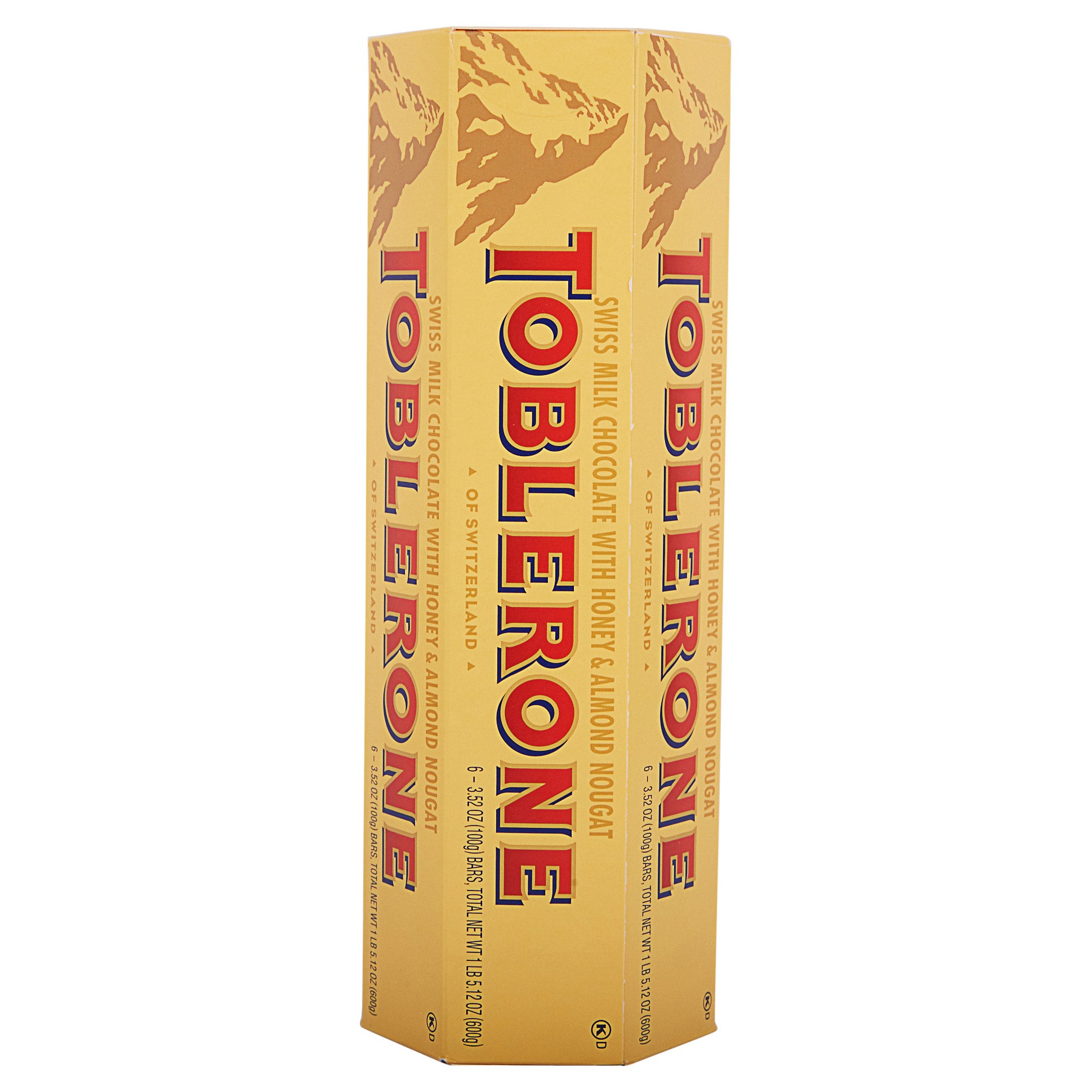 Toblerone Swiss Milk Chocolate with Honey & Almond Nougat
