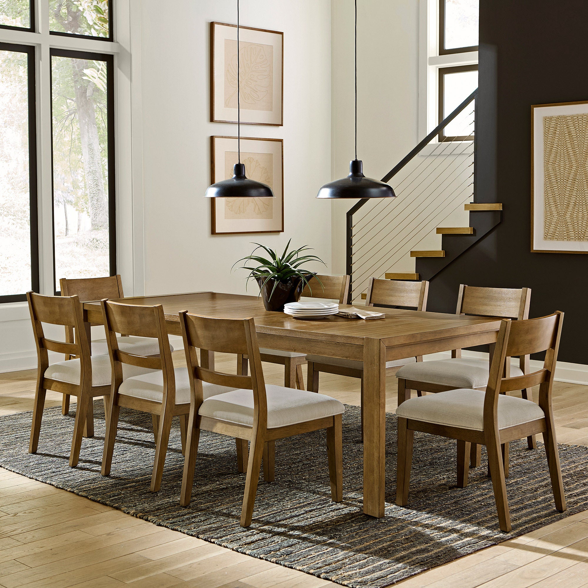 Clayton Dining Table and 8 Chairs