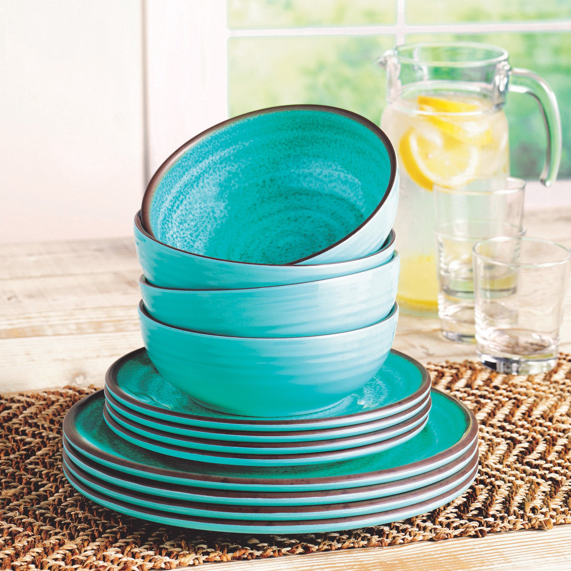 Pandex 12-piece Melamine Dinnerware Set | Costco