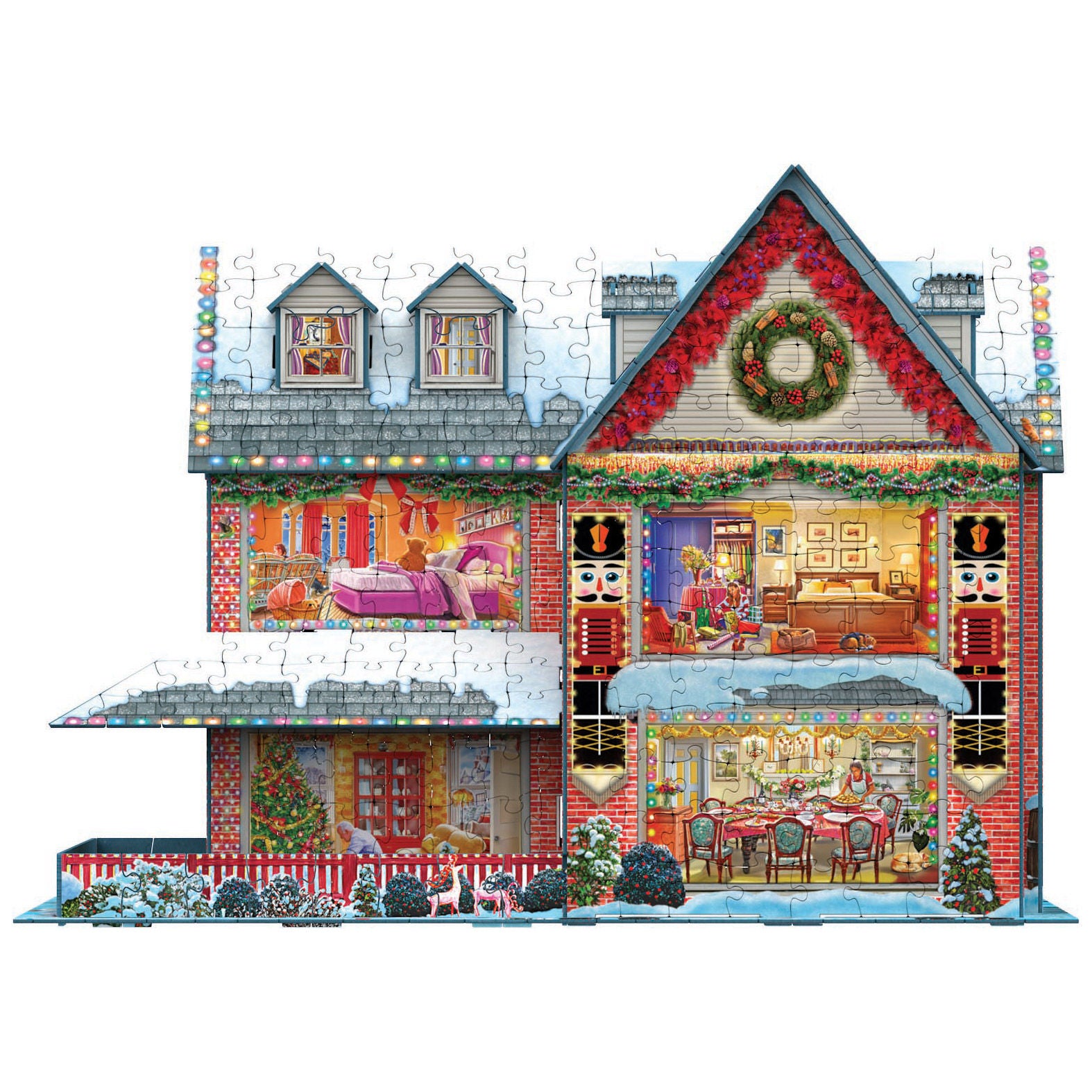 Eurographics 3D Christmas House 1100 Piece Puzzle | Costco