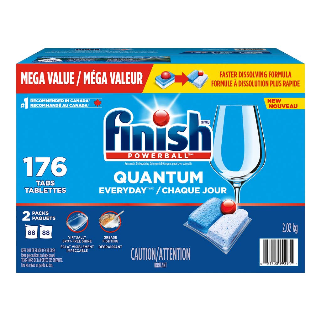 Finish Quantum Everyday dishwasher detergent