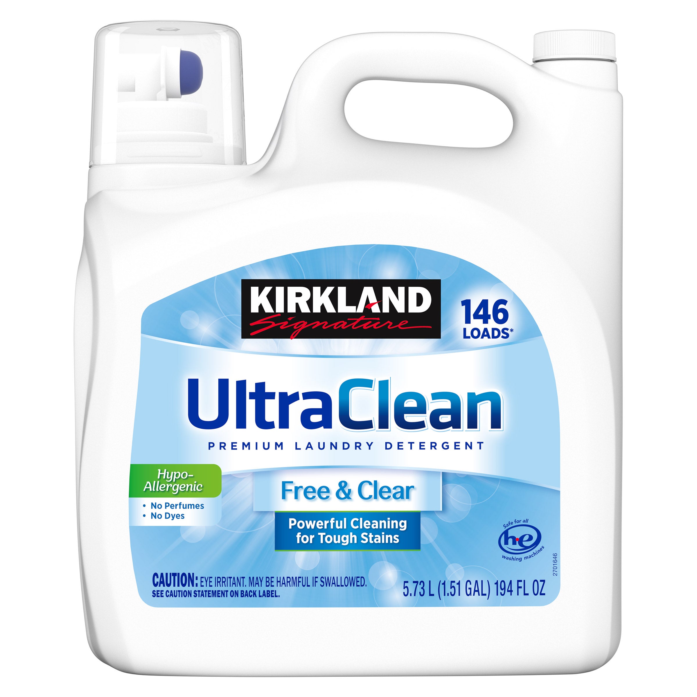 Kirkland Signature Free & Clear Liquid Laundry Detergent