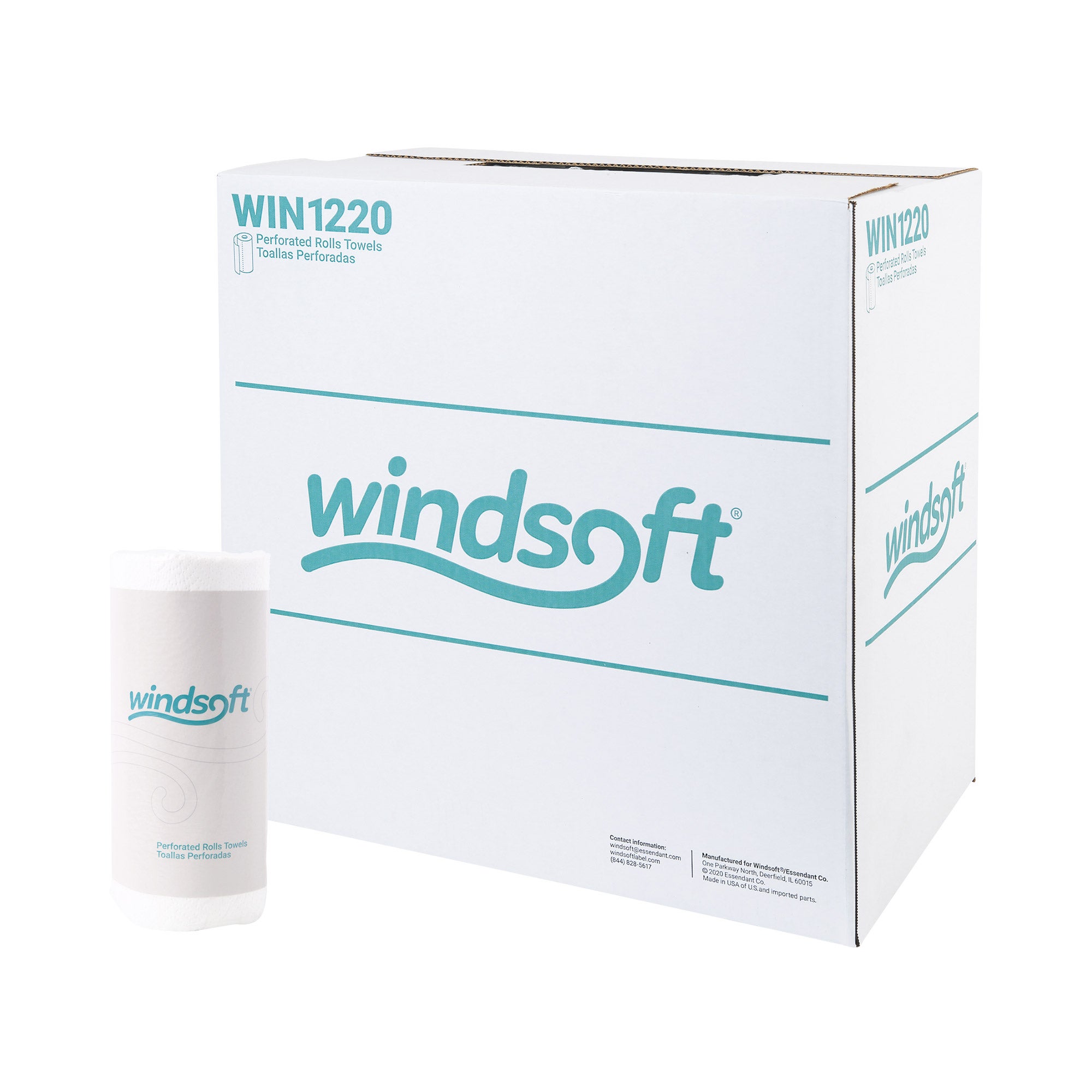Windsoft Paper Towels 2-ply, White, 30-count | Costco