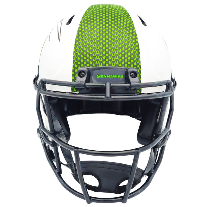 NFL ラッセル ウィルソン サイン入りミニヘルメット Russell Wilson Autographed Seattle Seahawks White Lunar Eclipse