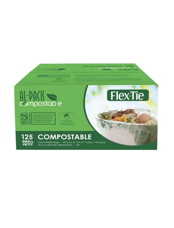 Al-Pack Small Compost Bag , Case of 125 | Costco
