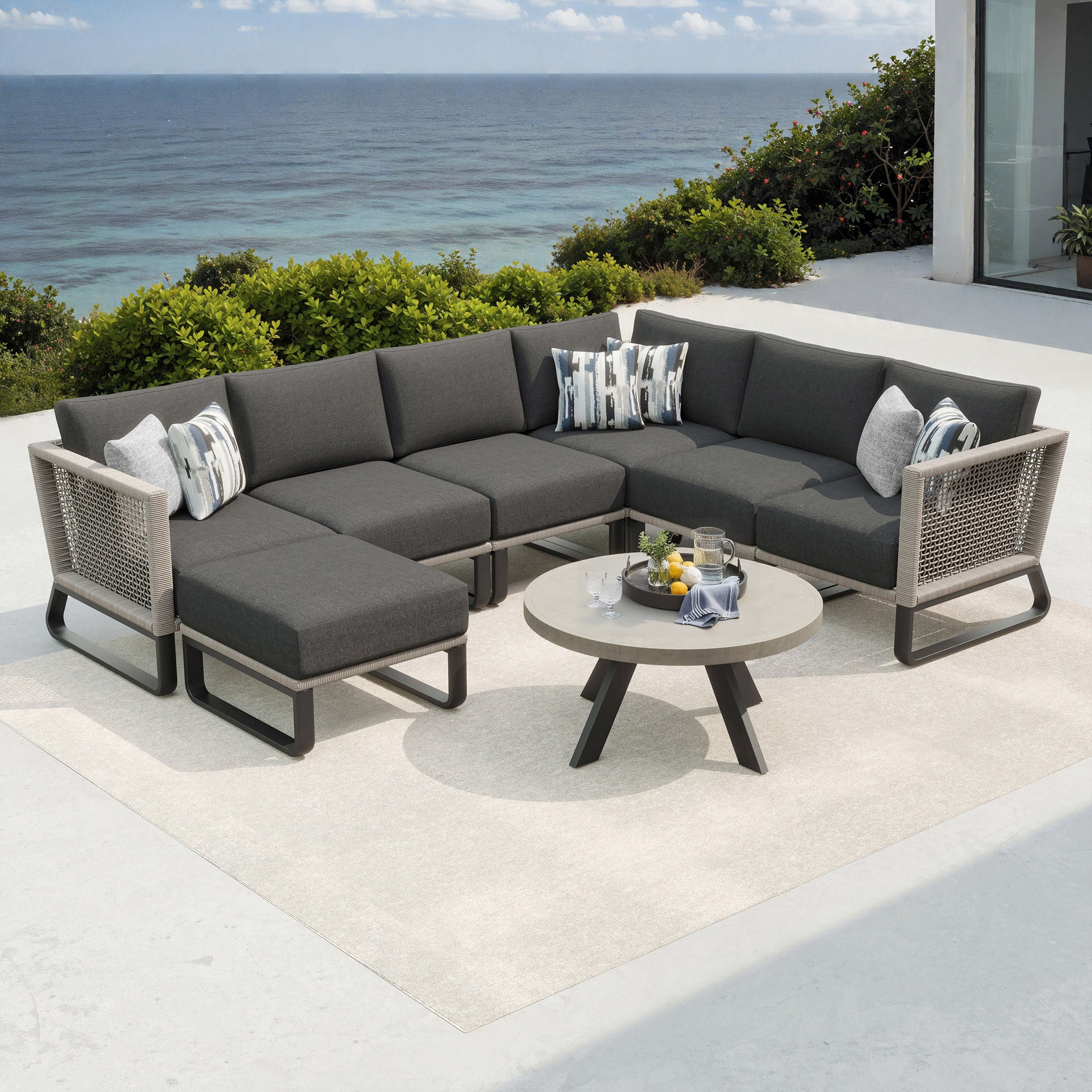 Sirio Madison 8-piece Outdoor Patio Seating Set | Costco