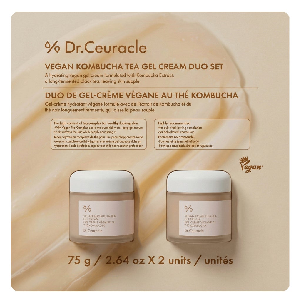 Dr. Ceuracle Vegan Kombucha Tea Gel, 2 x 75g | Costco