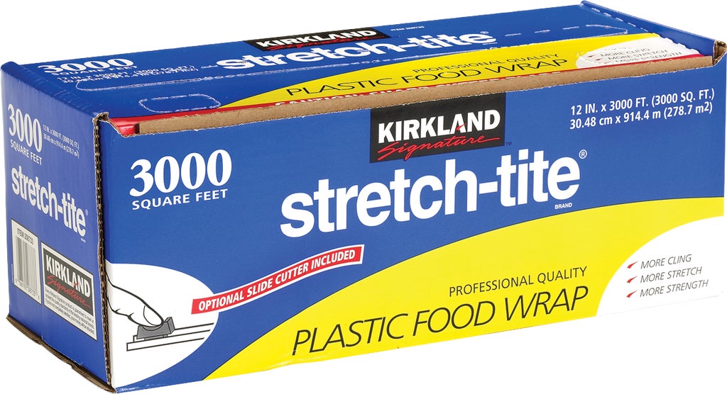くう太ページ Kirkland Signature Plastic Food Wrap, 12''W x 3000'L | Costco