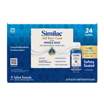 Similac Kind Similac 360 Total Care Whole Milk Ready-to-Feed Infant Formula, 8 fl oz ...
