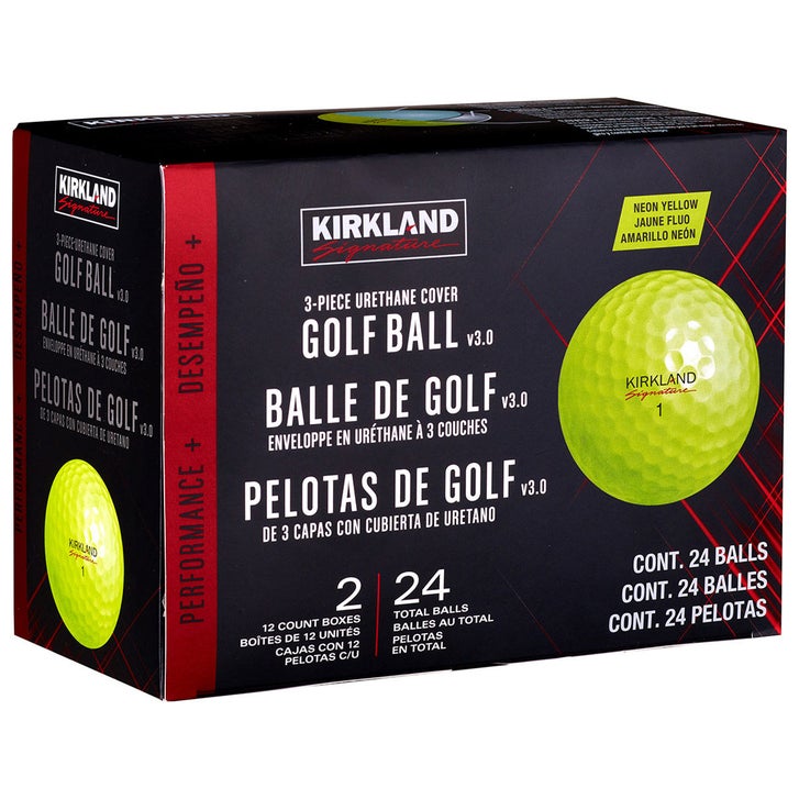 こ*ー様 KIRKLAND SIGNATURE ゴルフボール 白7ダース 黄3ダ Kirkland Signature V3.0 Yellow Golf Ball, 2-dozen | Costco