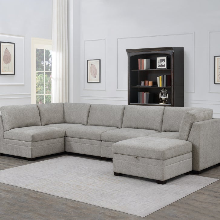  Thomasville Tisdaleモジュラーソファ 6ピース Tisdale 6-piece Modular Fabric Sectional | Costco