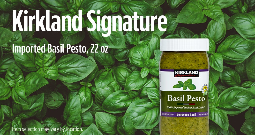 Kirkland Signature Imported Basil Pesto, 22 oz