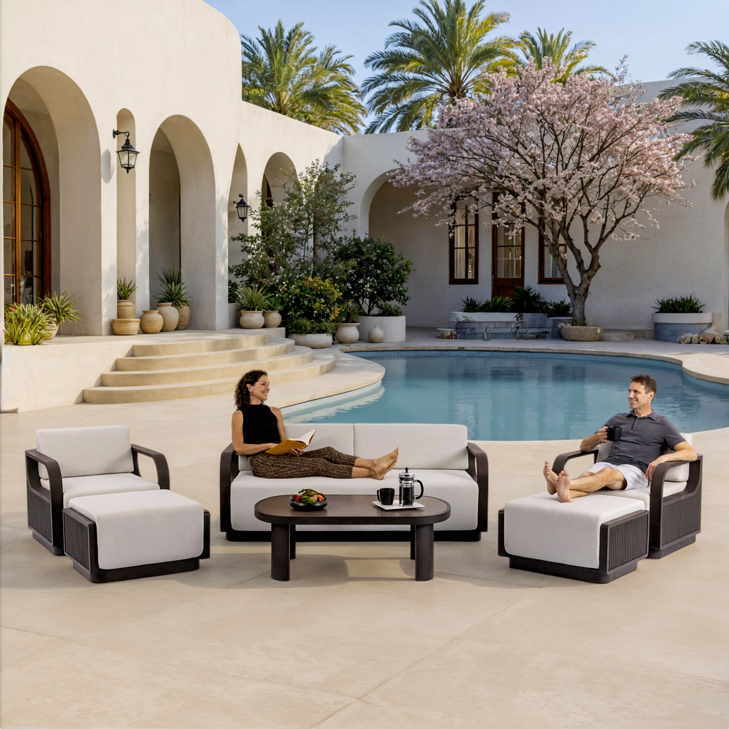MoDe Quito 6-Piece Outdoor Patio Deep Seating Set | Costco