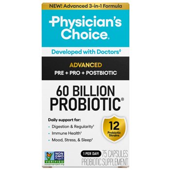 Physician's Choice Advanced 60 Billion Probiotic, 75 Capsules