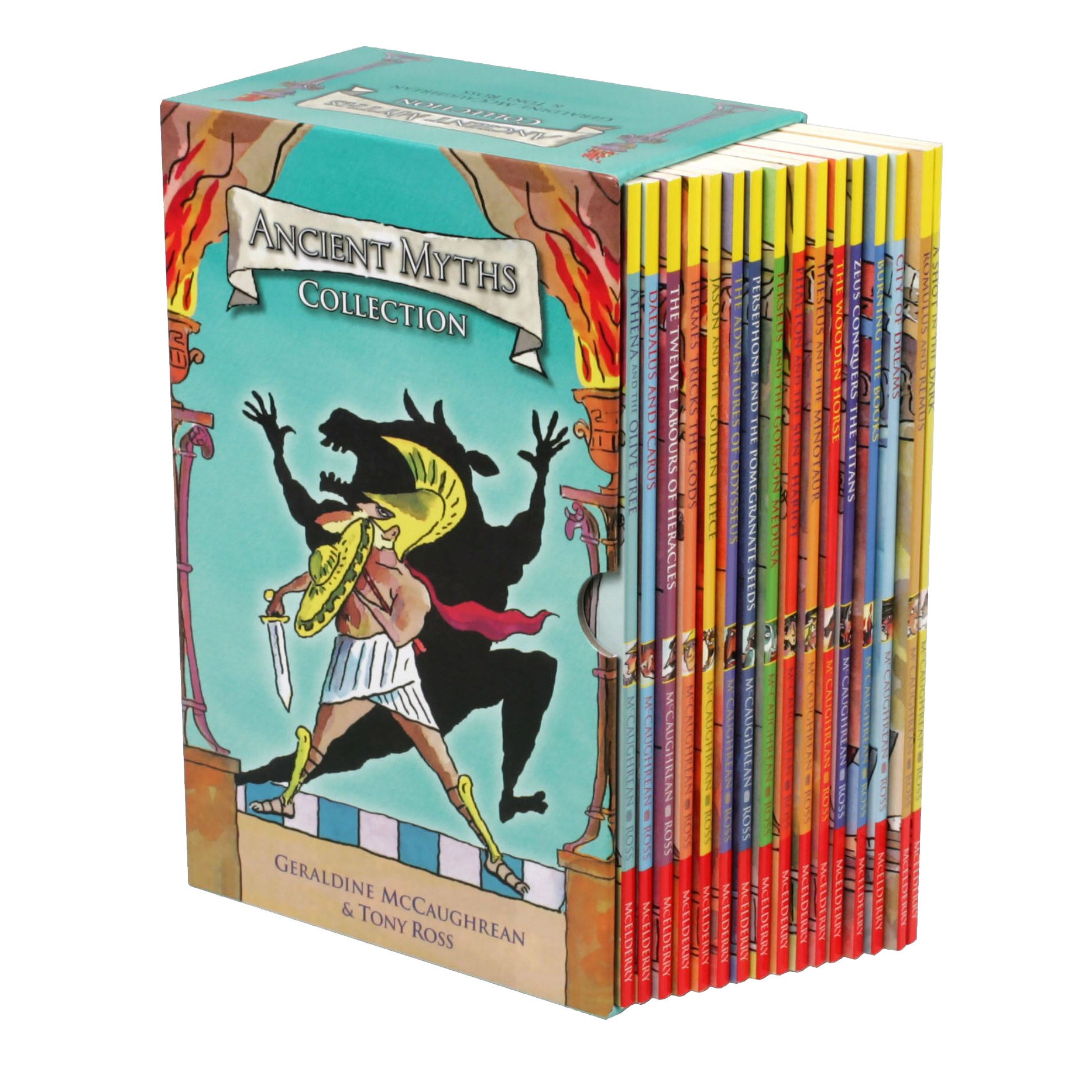 Ancient Myths Collection: 16 Book Box Set by Geraldine McCaughrean