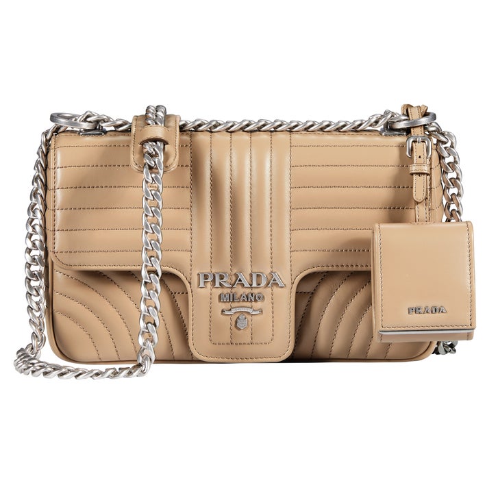 Prada Med Diagramme Bag, Beige | Costco