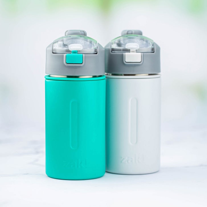 Zak Designs Genesis Versa Stainless Steel Water Bottle 2-pack with