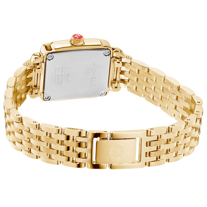 Michele Deco Madison Mini 18K Gold Plated with White Dial  display picture 2