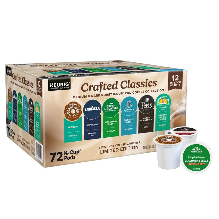 Crafted Classics Coffee K-Cup Pod Variety Pack, 72ct K-Cup Pods