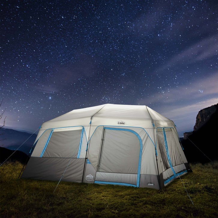 CORE 10-person Lighted Instant Cabin Tent | Costco