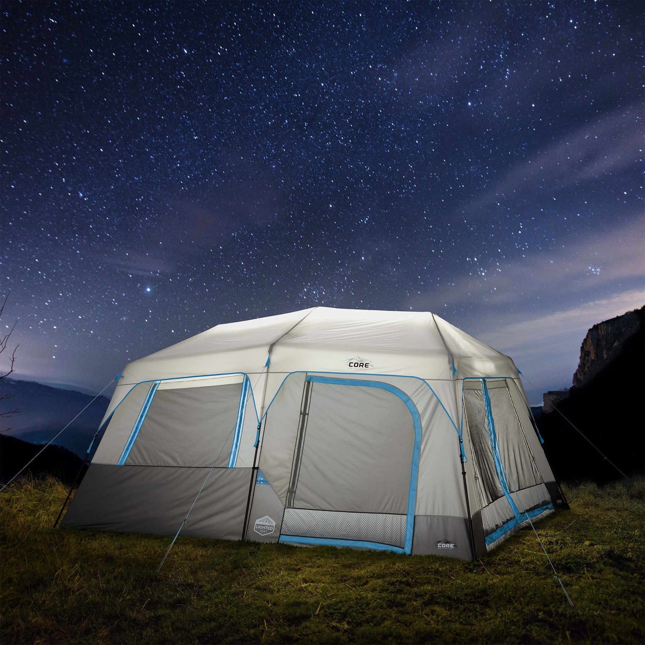 CORE 10-person Lighted Instant Cabin Tent | Costco