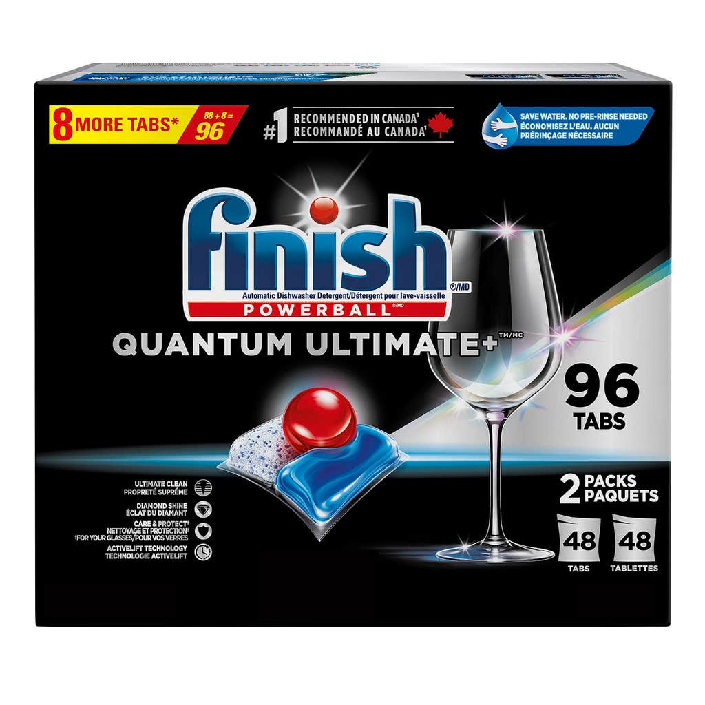 Finish Quantum Ultimate+ Powerball dishwasher detergent