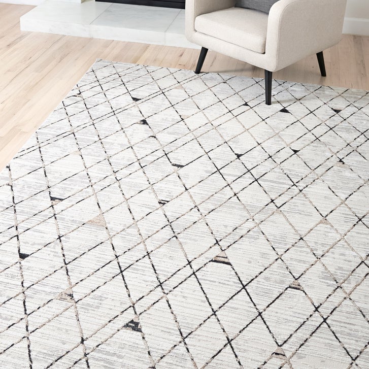 Barmond Area Rug, Aria Silver | Costco