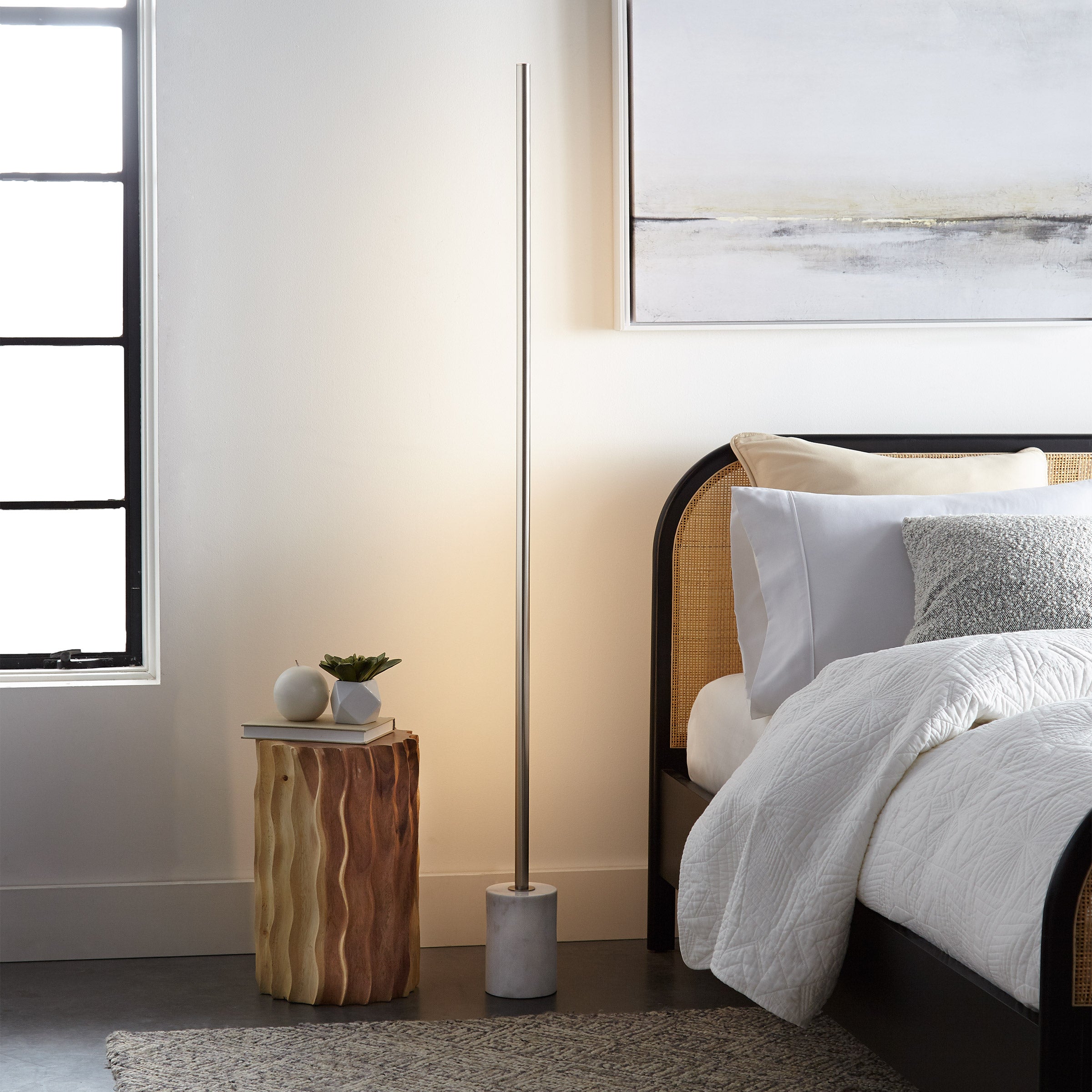 Stellar Marble Base LED Floor Lamp | Costco
