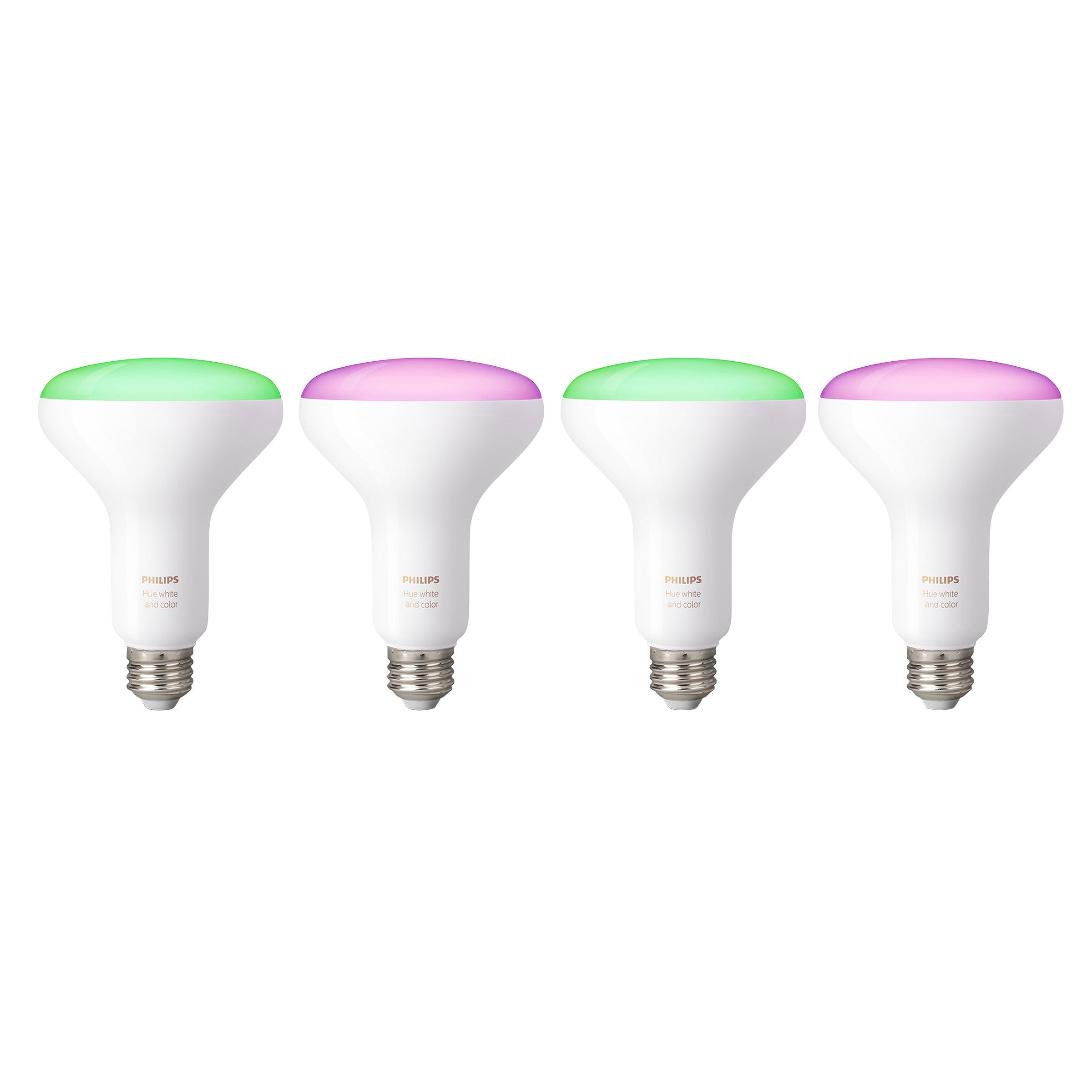 Philips Hue White and Color BR30 LED Smart Bulbs, 4-pack | Costco