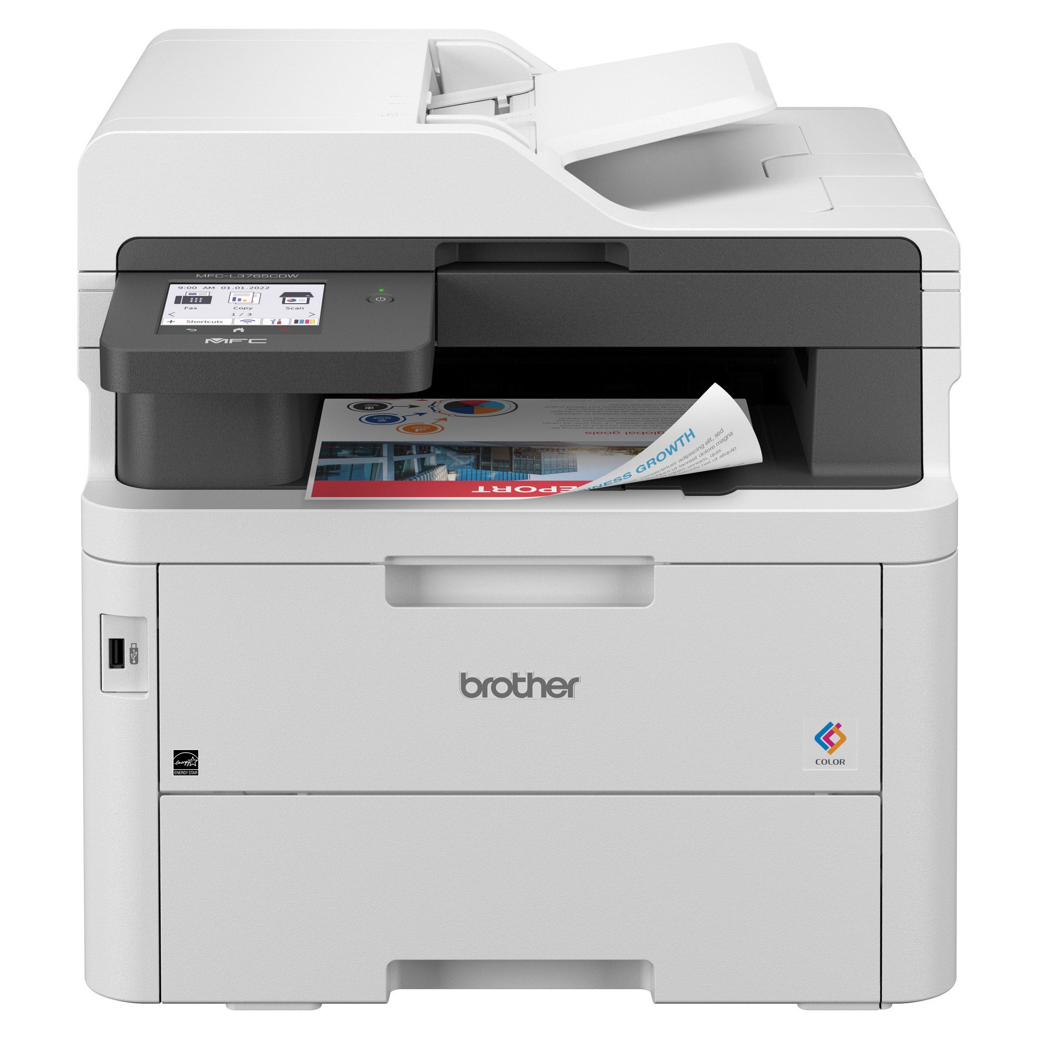 Brother's MFC-L3765CDW Digital Color Printer With Copy, Scan, and