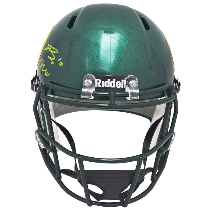 oregon ducks speedflex helmet Riddell SP face mask Carbon Fiber Oregon Ducks Chrome