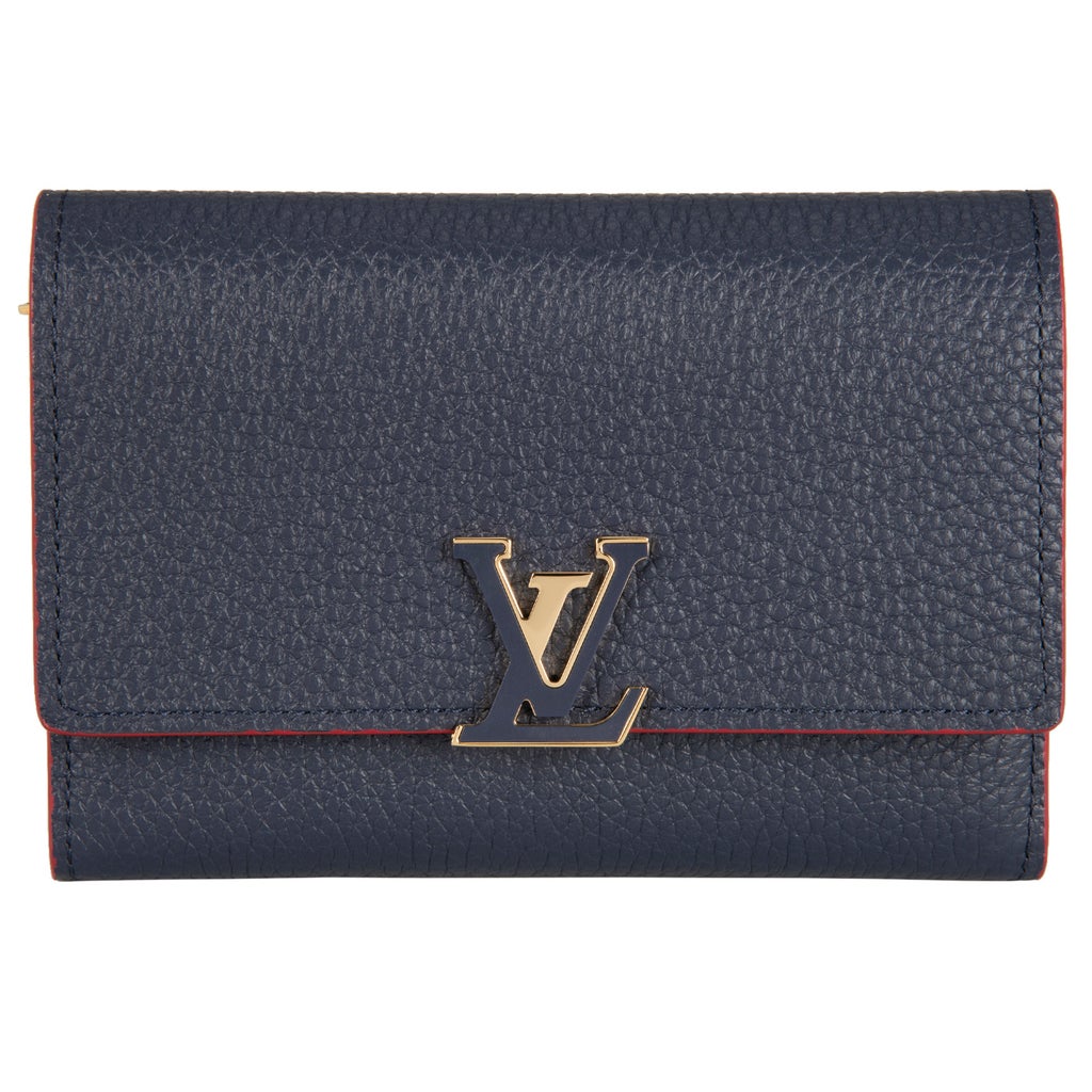 Louis Vuitton Capucines Wallet, Blue | Costco