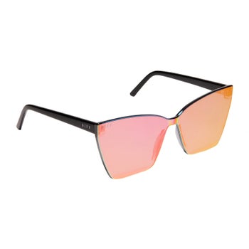 DIFF Goldie Black Pink Mirror Sunglasses | Costco