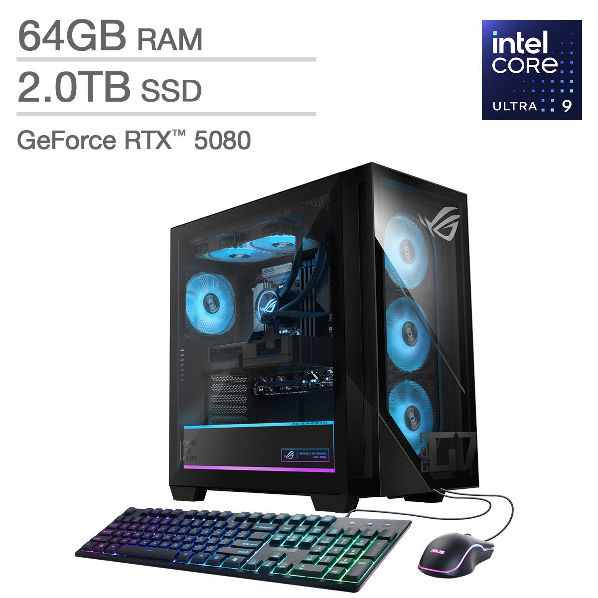 ASUS ROG G700 58L Gaming Desktop - Intel Core Ultra 9 285K