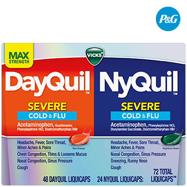 Vicks DayQuil + NyQuil Severe Cold & Flu Liquid