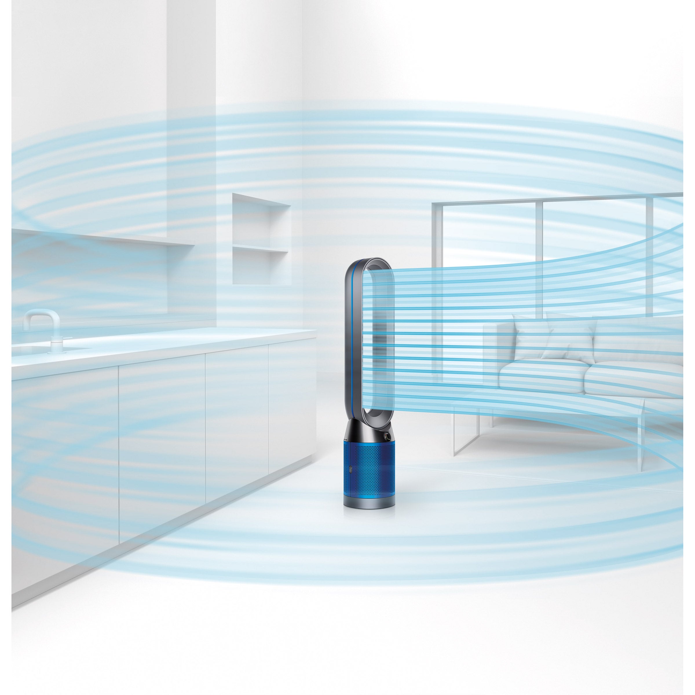 Dyson Pure Cool Purifying Fan TP04, Iron/Blue | Costco