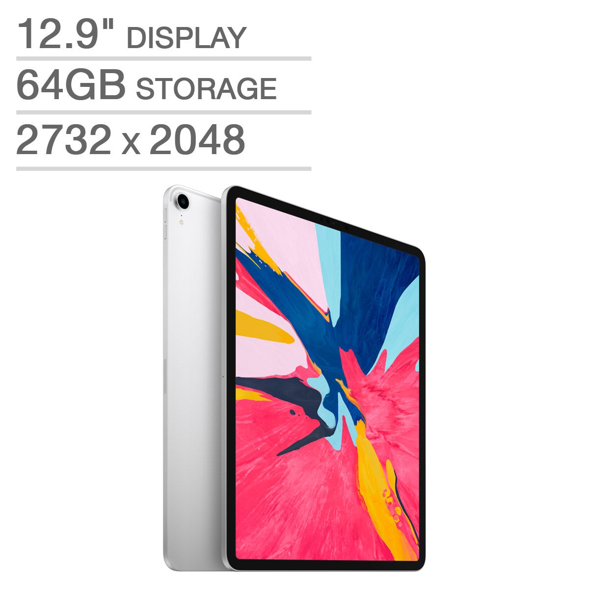 Apple iPad Pro A12X Bionic Chip 64GB - Silver | Costco