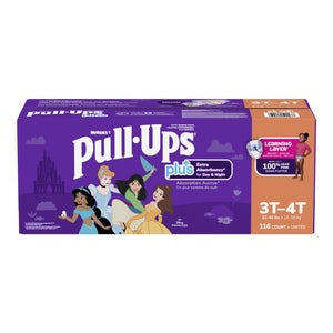 Huggies Pull-Ups Plus Training Pants 3T to 4T Girl 116-pack