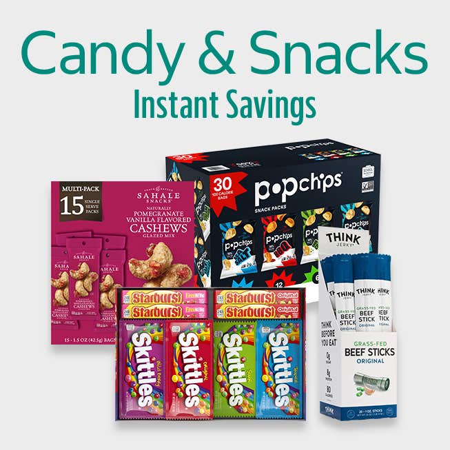Instant Savings on Candy & Snacks