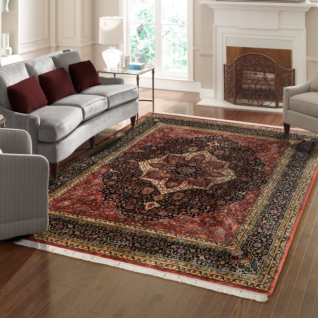 Montacute Hand Knotted Rug Collection, Tabriz, Blue 8’ x 10’ | Costco
